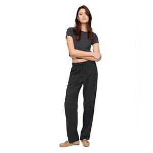 NWT! GAP Black Crinkle Gauze Easy Pant - Size Large 🩷